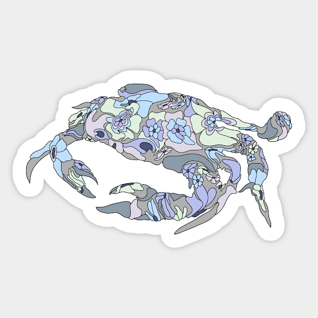 Cancer Zodiac Astrological Sign Sticker by jillell